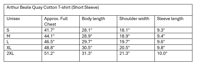 Arthur Beale Quay Cotton T-shirt (Short Sleeve)