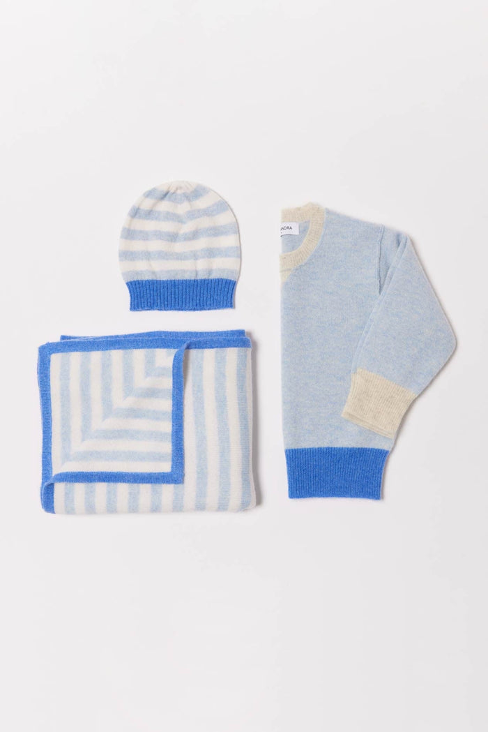 Alessandra Accessory ONE SIZE / LAGOON Baby Cashmere Beanie in Lagoon