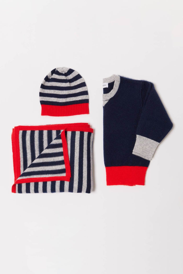 Alessandra Accessory ONE SIZE / ROUGE Baby Cashmere Beanie in Rouge