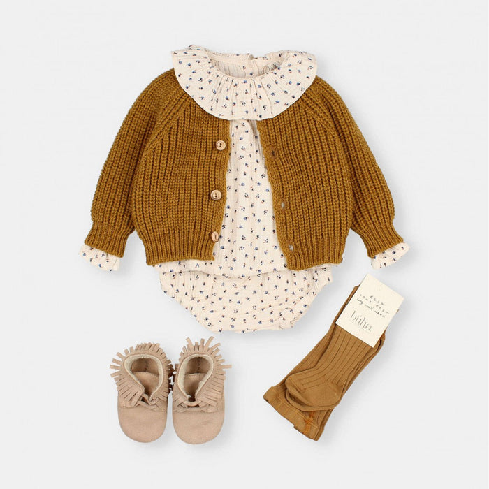 Baby Tights Ocre