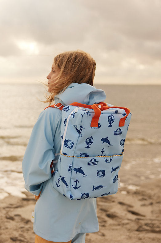 Sticky Lemon - Backpack - Large - Wonders Of The Deep Sea - Lifestyle Cut 2