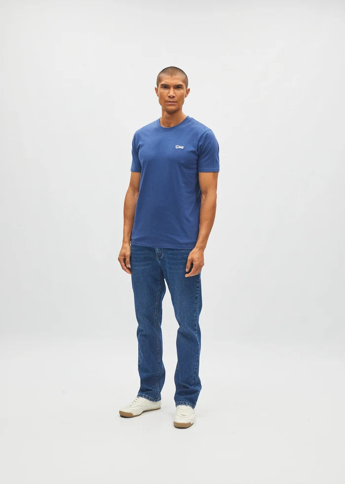 Basic Caden O Neck Tee Hugo Blue