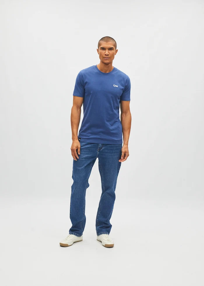 Basic Caden O Neck Tee Hugo Blue