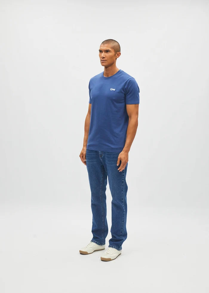 Basic Caden O Neck Tee Hugo Blue