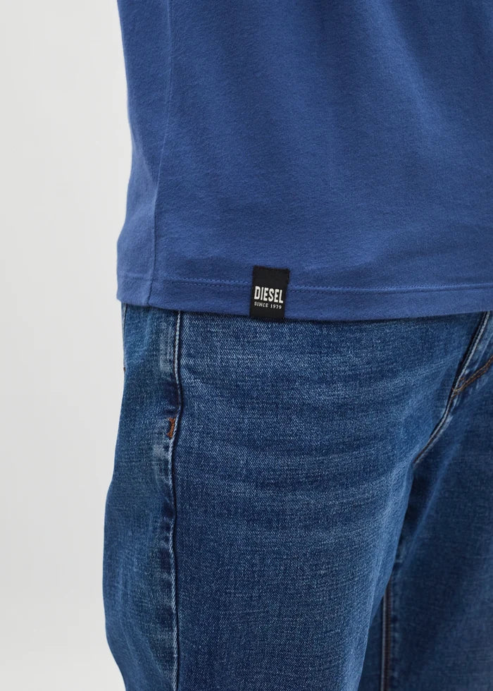 Basic Caden O Neck Tee Hugo Blue