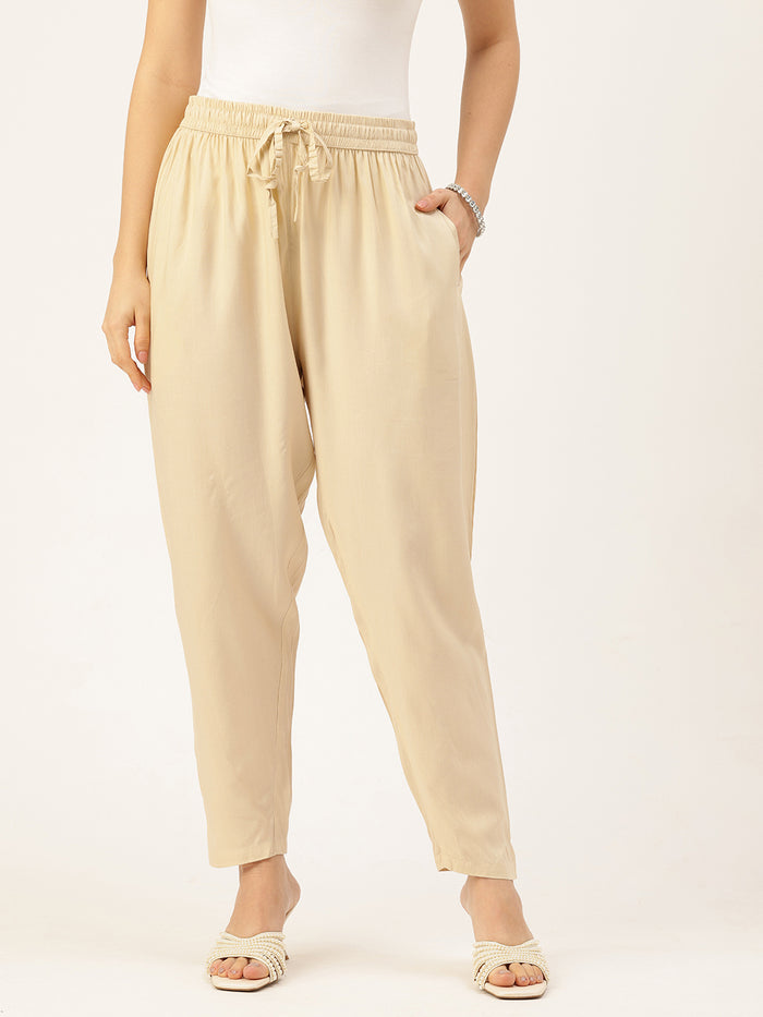 Beige Pencil Pant