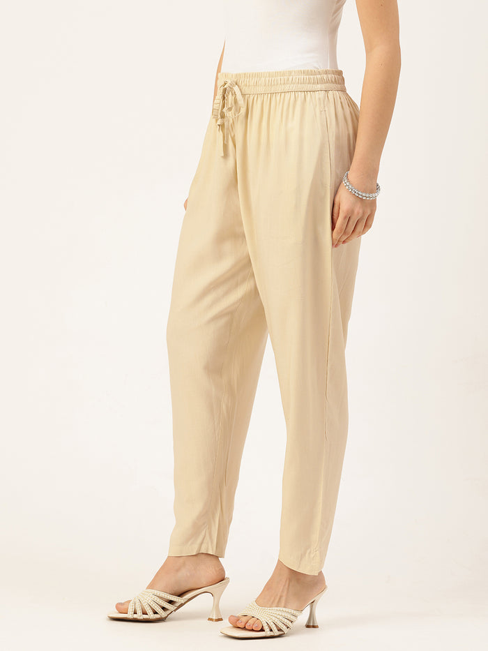 Beige Pencil Pant