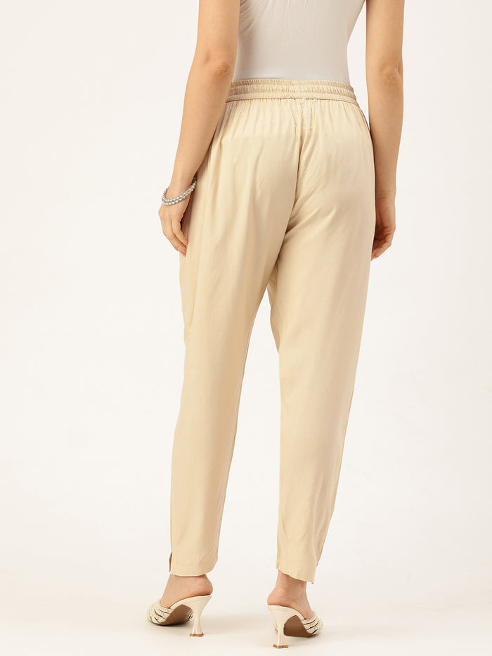 Beige Pencil Pant