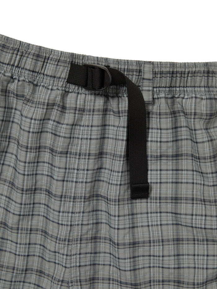 Belted Check Short