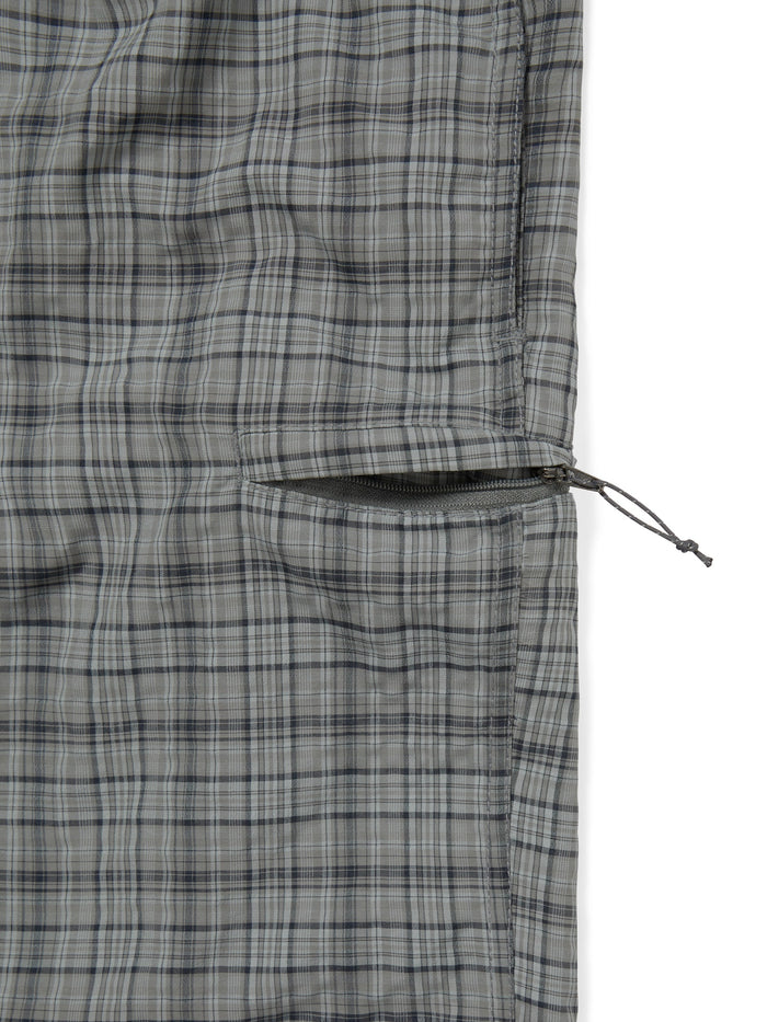 Belted Check Short