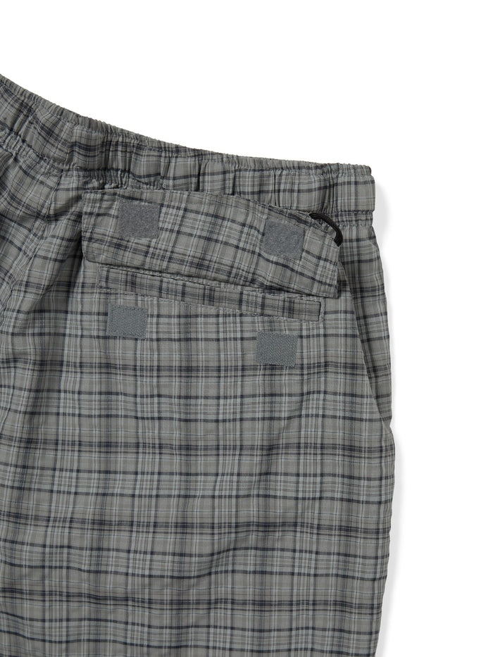 Belted Check Short