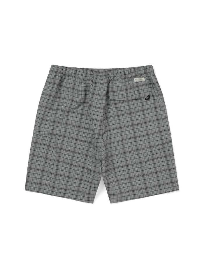 Belted Check Short