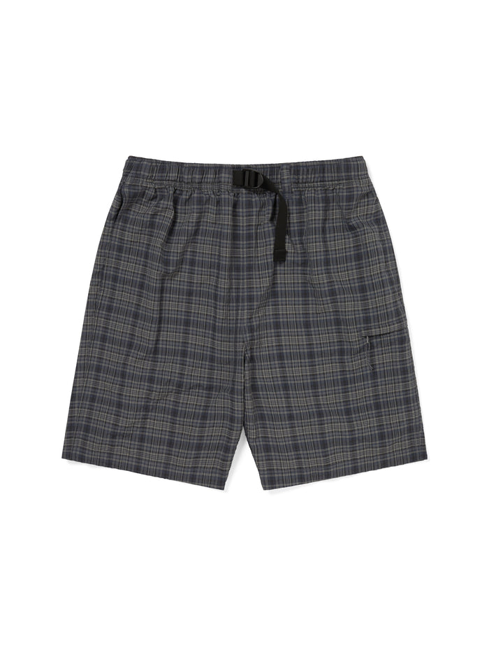 Belted Check Short