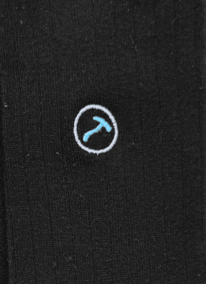 Black Logo Sock - JEK2202-24251 - Hammer Made