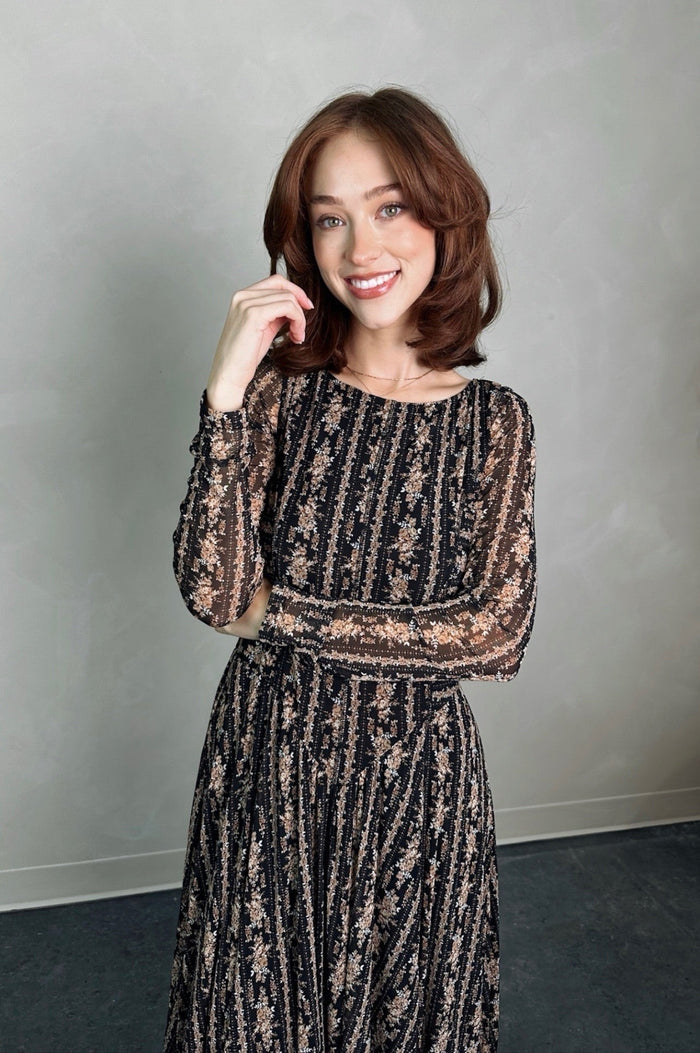 Blacklist Bloom Midi Dress