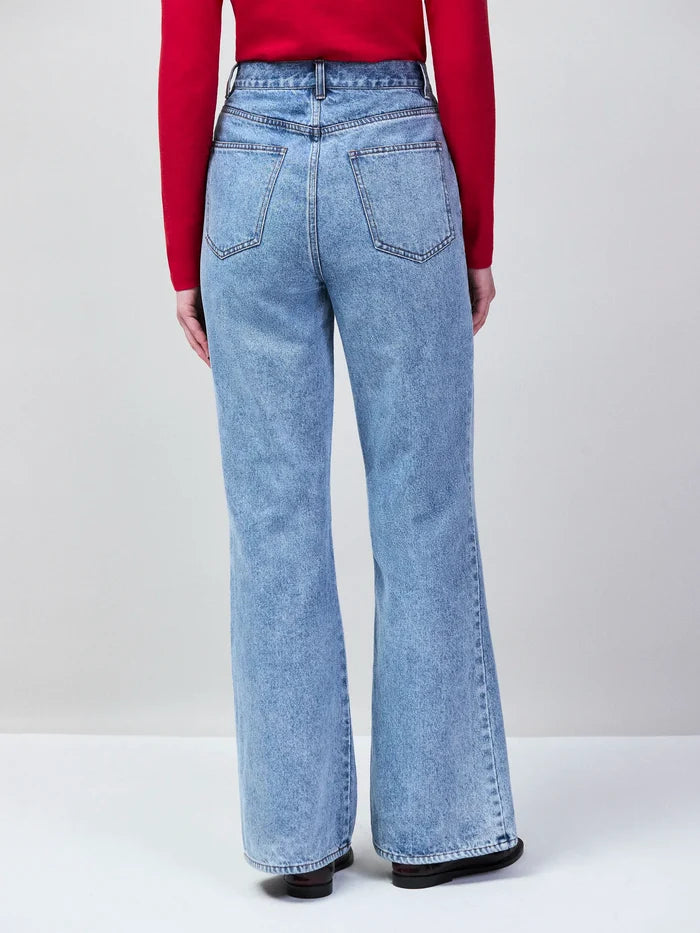 Blue Denim Bootcut Jeans