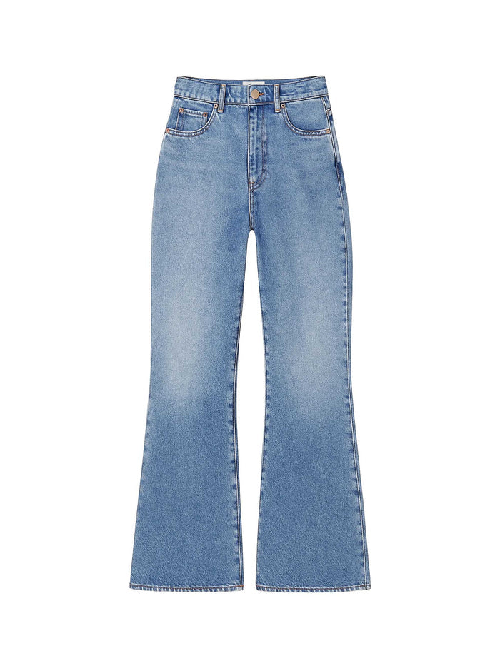 Blue Denim Bootcut Jeans