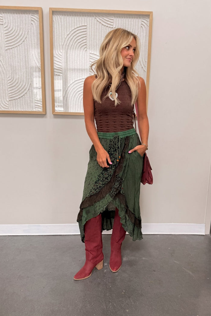 Bohemian Bliss Patchwork Skirt