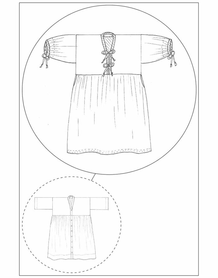 Bow Dress Hack PDF Immediate Download - for ZW Gathered Dress, Birgitta Helmersson