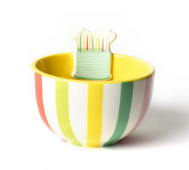 Bowl Sparkle Cake Embellishment Happy Everything