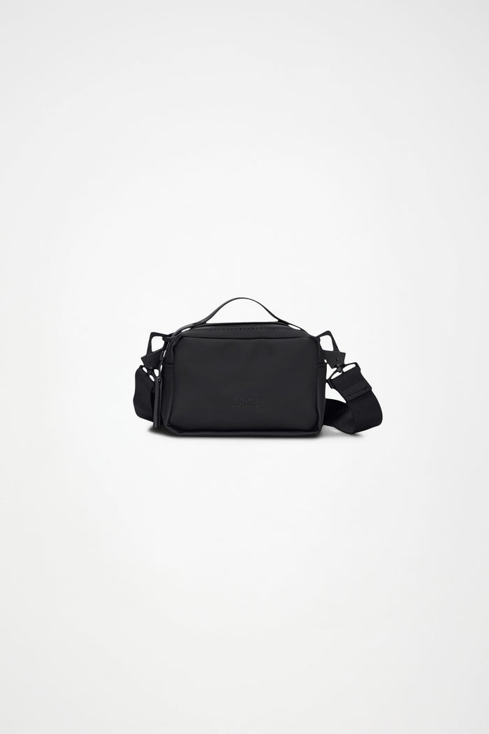 RAINS Box Bag Micro Black 1.30L H11 x D7.50 x W16 cm Crossbody