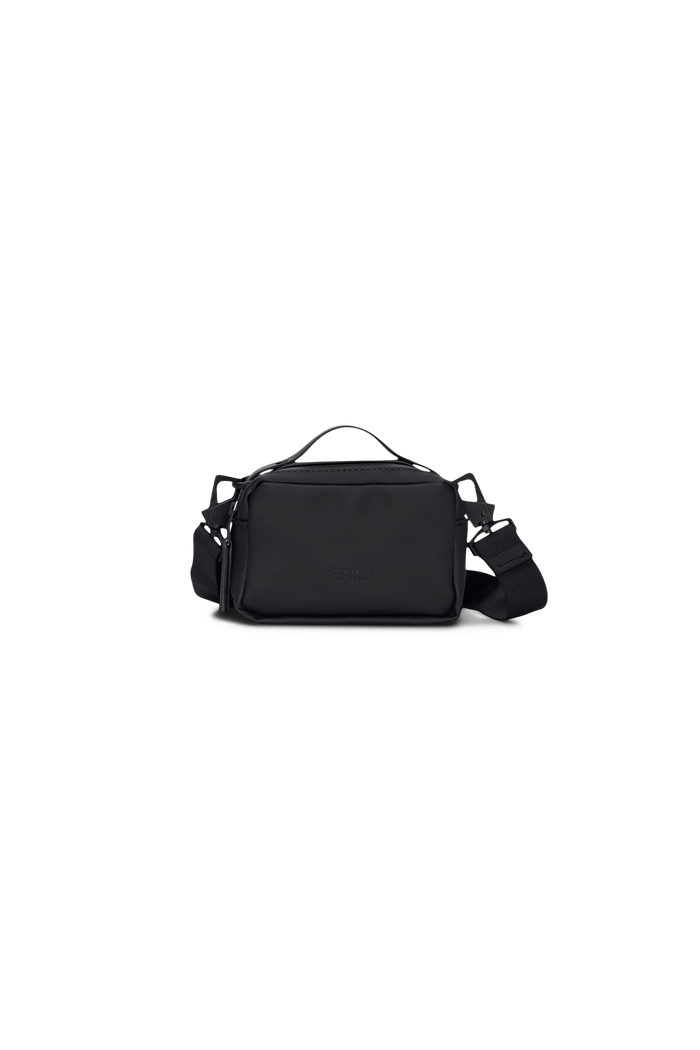 RAINS Box Bag Micro Black 1.30L H11 x D7.50 x W16 cm Crossbody