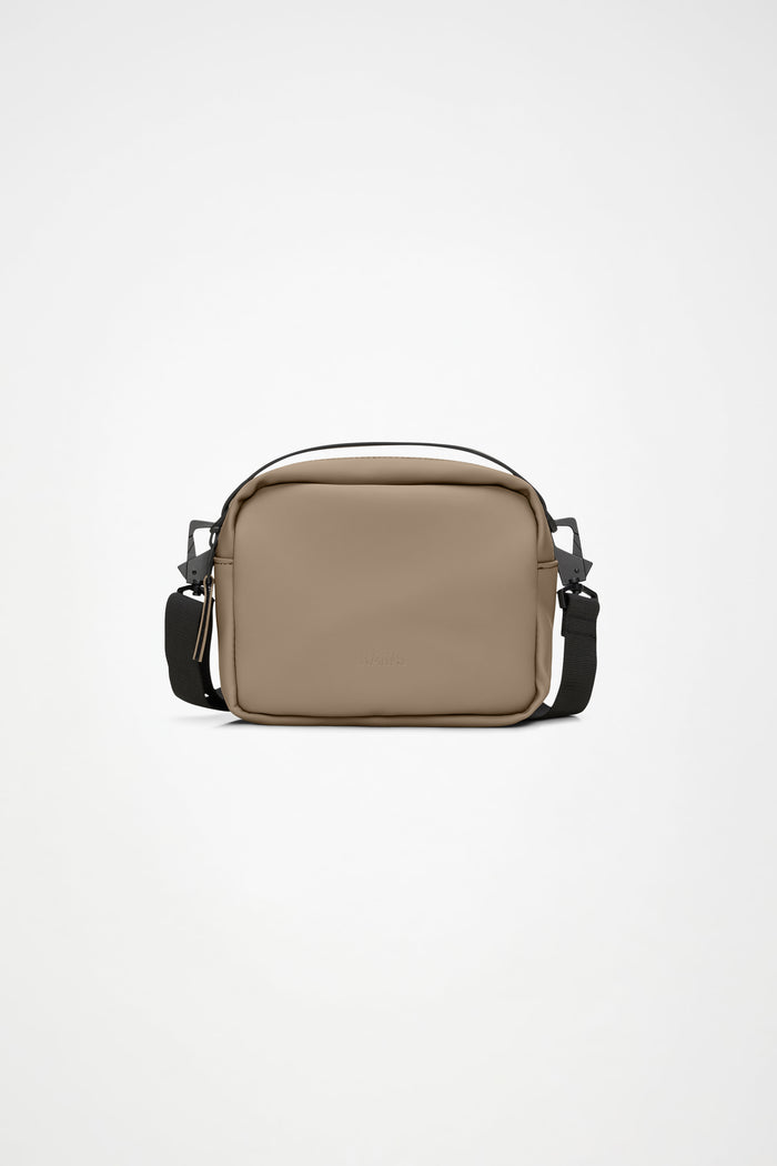 RAINS Box Bag Beige Crossbody