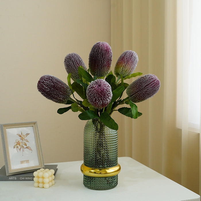 Bulk Artificial Banksia Protea Flower Stem 25 Inch Wholesale