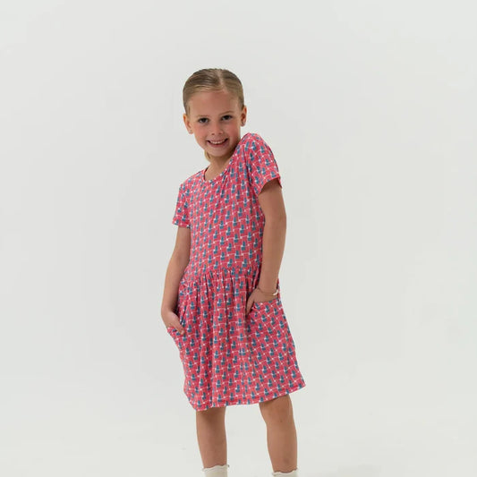 Burlebo Youth Moxie Dress - American Flags