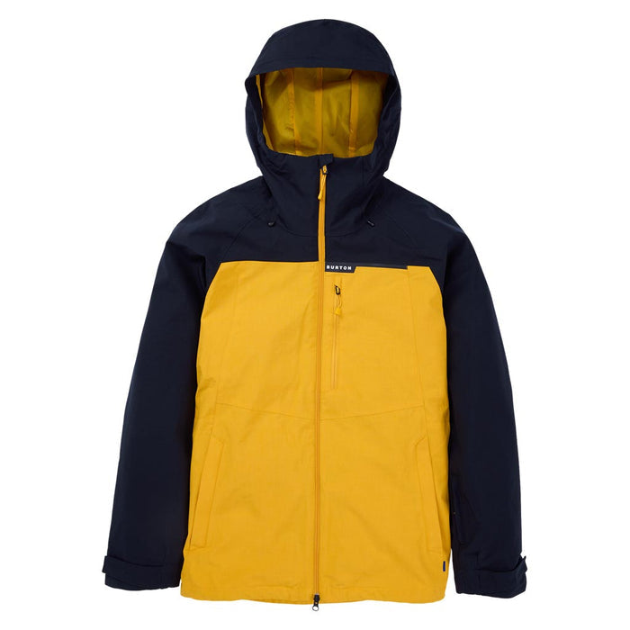 Burton 2025 Lodgepole Jacket - True Black/Goldenrod