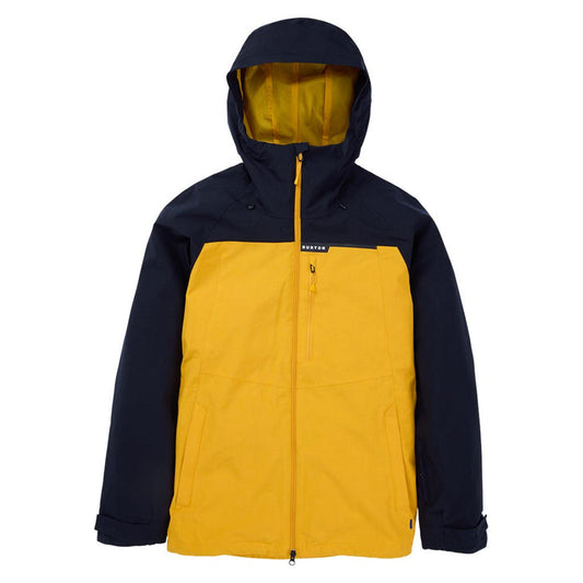 Burton 2025 Lodgepole Jacket - True Black/Goldenrod