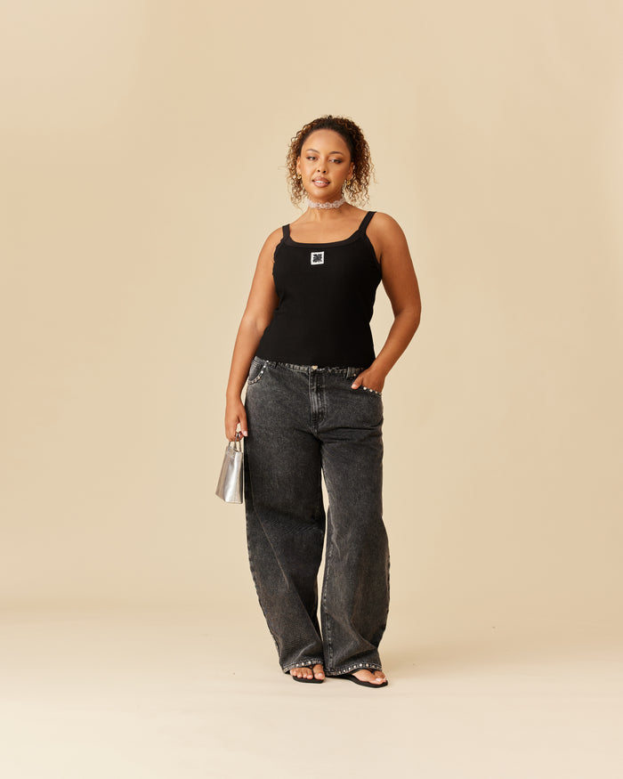 BUTTERFLY TANK BLACK
