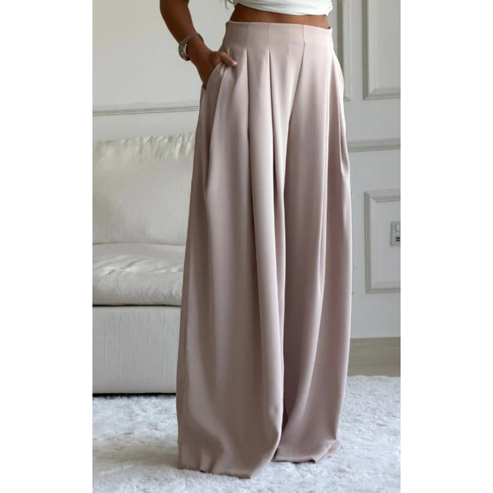 CH - 6065 - Chic Aura Pleated Trouser | Saimwear