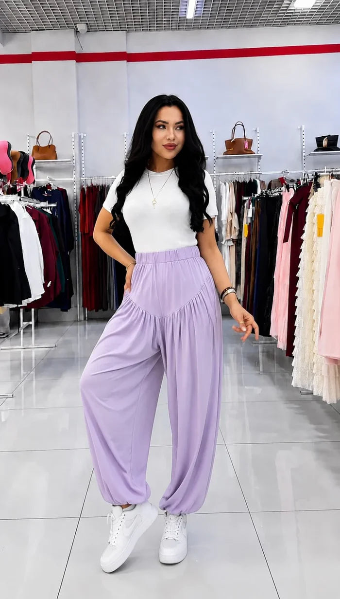 CH - 6069 - Grace Drape Trousers | Saimwear