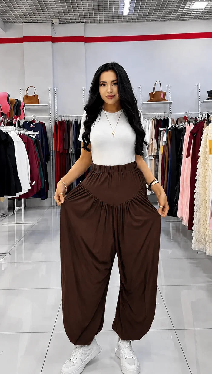 CH - 6069 - Grace Drape Trousers | Saimwear