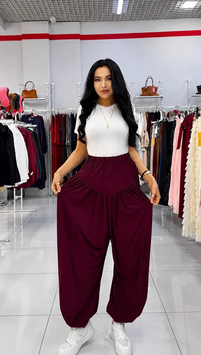 CH - 6069 - Grace Drape Trousers | Saimwear