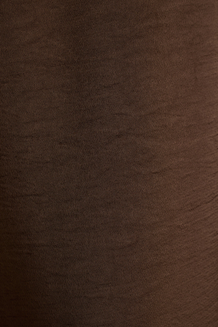 Clear Breeze Taupe Satin Pants