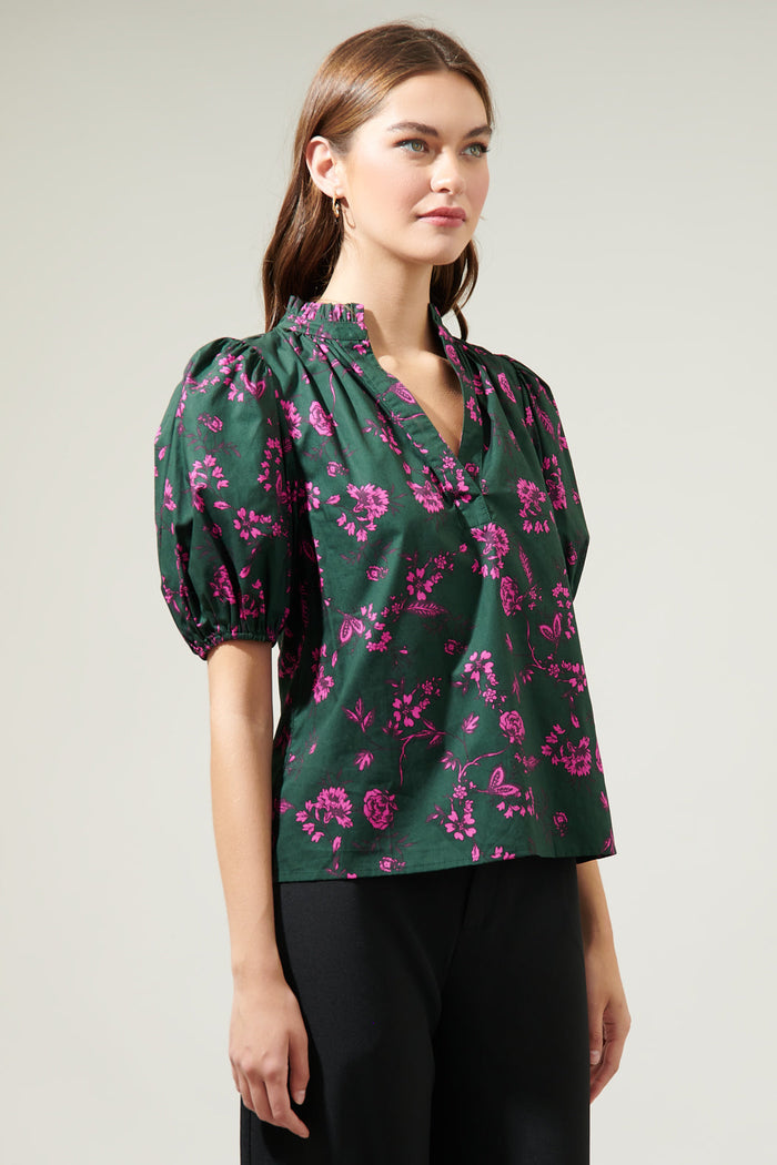 Close to You Split Neck Top