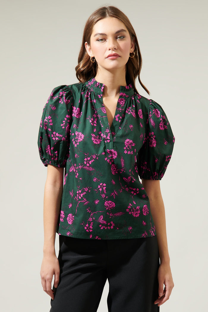 Close to You Split Neck Top