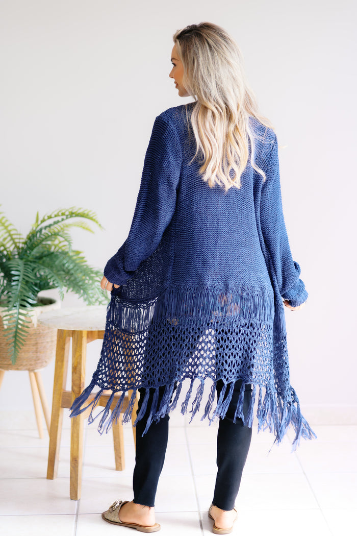 Cloud Cover Cardigan Blue