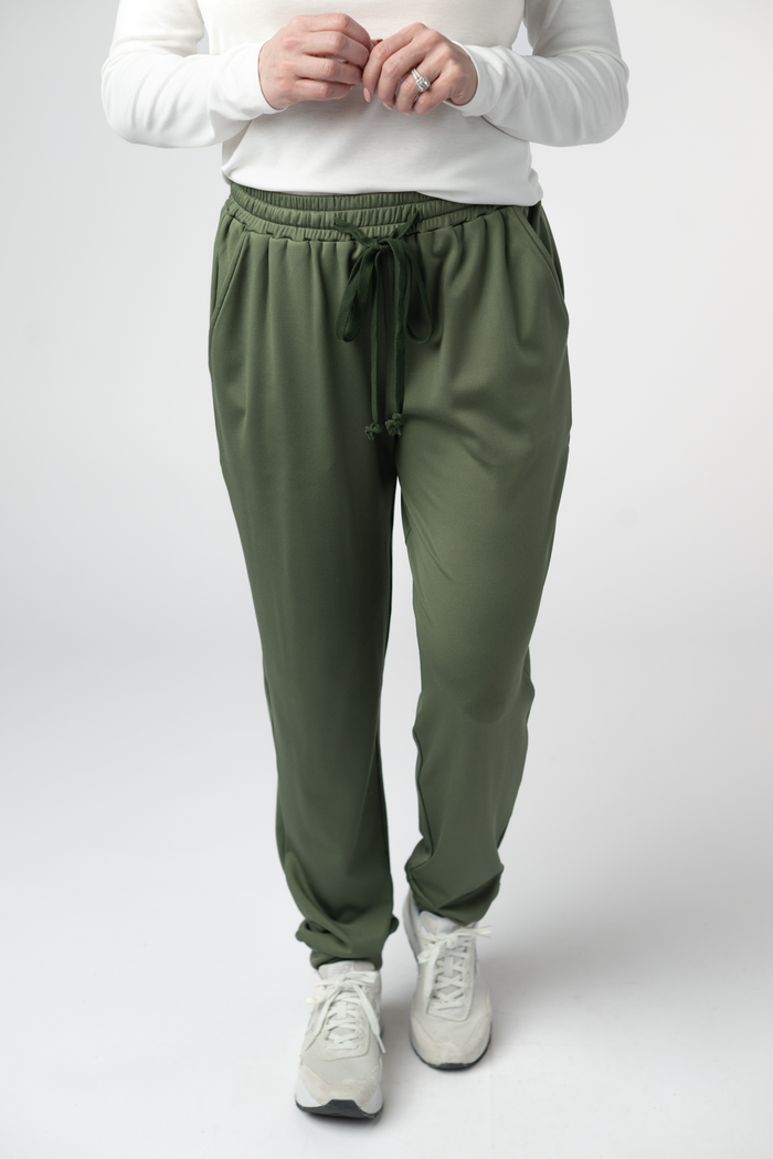 Cloud Joggers - Olive by Michelle Mae