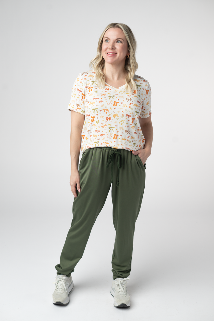 Cloud Joggers - Olive by Michelle Mae