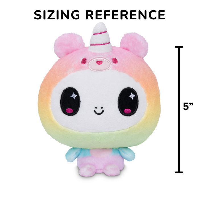 Cloudheads: 5" Cake-Scented Unicorn (Sugar) with a sizing reference of 5 inches