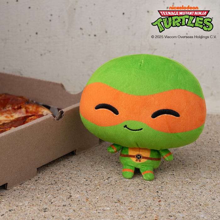 Cloudheads: 5" Michelangelo sitting with a box of pizza