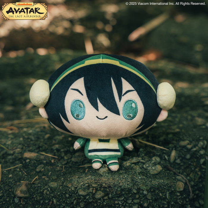 Cloudheads: 5" Toph sitting on a mossy rock