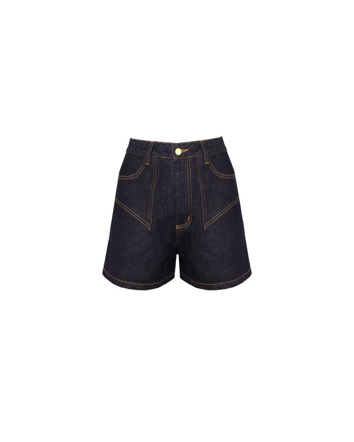 CLOVER DENIM SHORT UNWASHED
