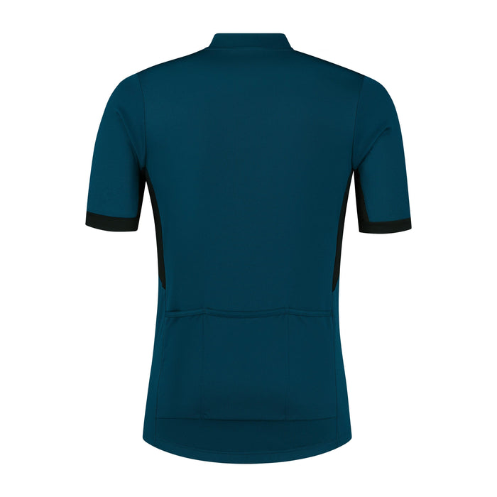 Rogelli Core fietsshirt korte mouwen kinderen blauw achterkant.