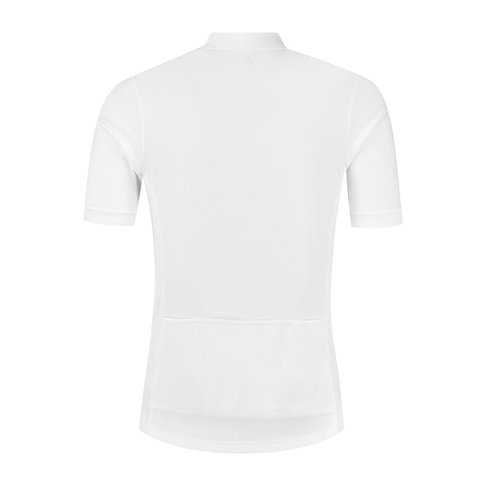 Rogelli Core fietsshirt korte mouwen kinderen wit achterkant.