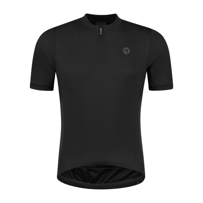Rogelli Core fietsshirt korte mouwen kinderen zwart voorkant.