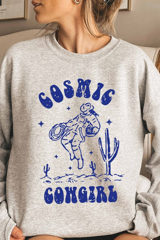 'cosmic cowgirl' crewneck